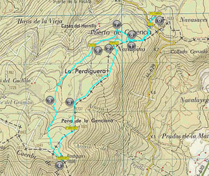 Mapa de la ruta